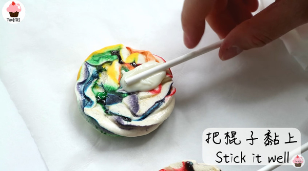 簡易小禮物~彩虹玫瑰棒棒糖