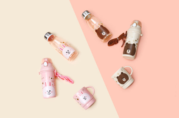  LINE FRIENDS新推可愛2層便當盒 熊大CONY粉色系野餐用品登場