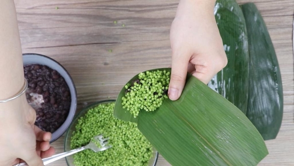 迷你水晶糭二重奏！抹茶紅豆及紫薯味 食譜