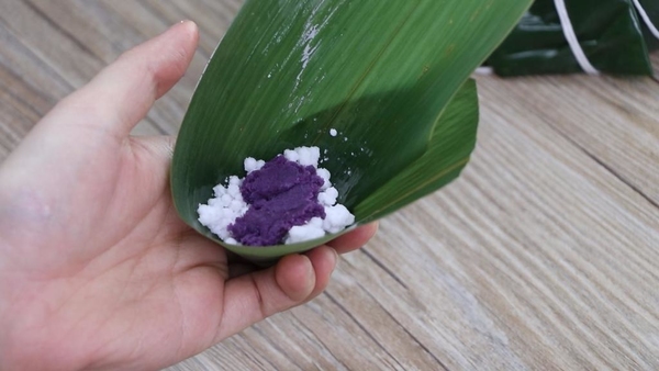 迷你水晶糭二重奏！抹茶紅豆及紫薯味 食譜