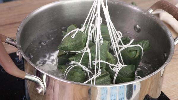 迷你水晶糭二重奏！抹茶紅豆及紫薯味 食譜