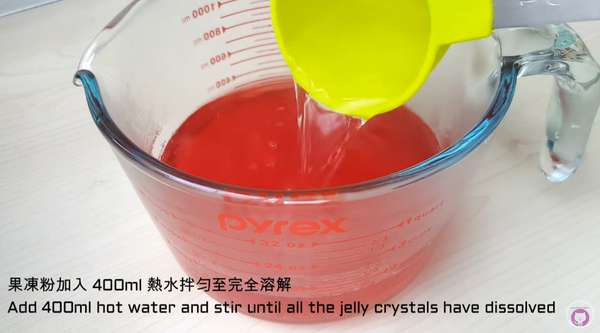 飯後甜品 免焗士多啤梨果凍芝士蛋糕