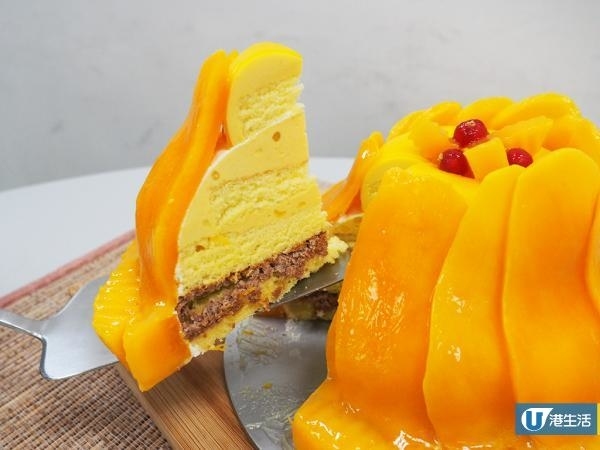聖安娜全新芒果蛋糕　足400克重量級芒果肉