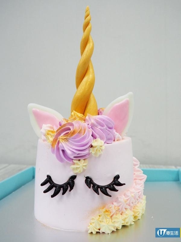 粉色獨角獸蛋糕登場！雪糕甜品店夢幻新品