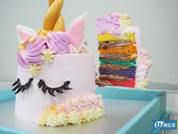 粉色獨角獸蛋糕登場！雪糕甜品店夢幻新品