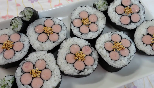 簡易便當！自製日本櫻花壽司食譜