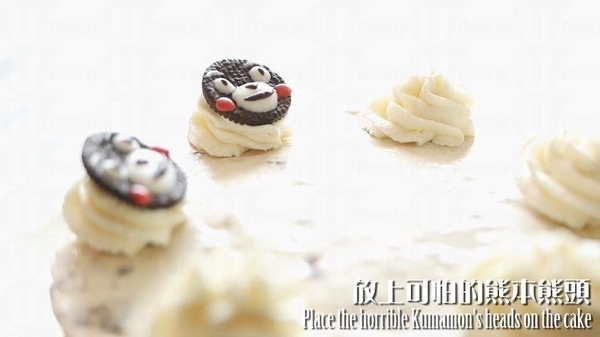 可愛熊本熊甜品！超簡單免焗OREO芝士凍餅食譜 