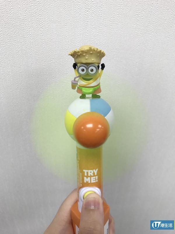 Minions臭屁聲玩具糖 風扇仔+發光臭屁槍聲