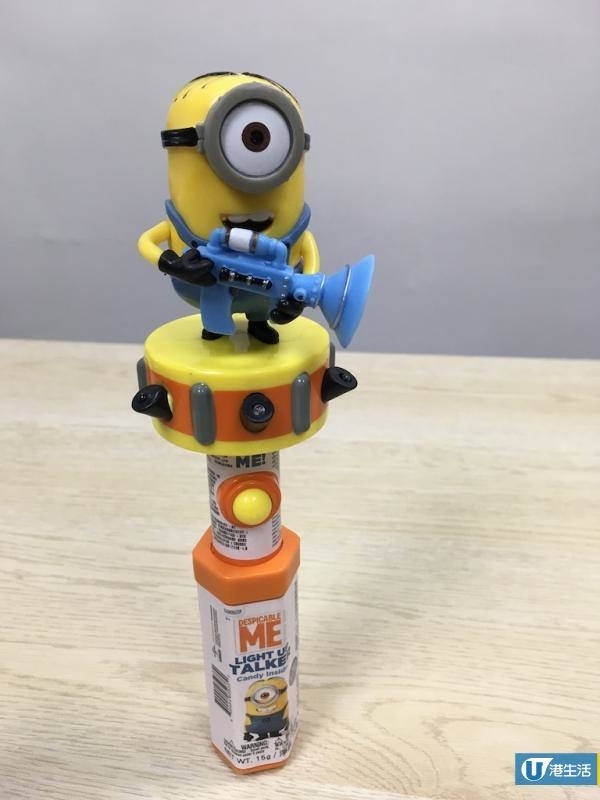Minions臭屁聲玩具糖 風扇仔+發光臭屁槍聲