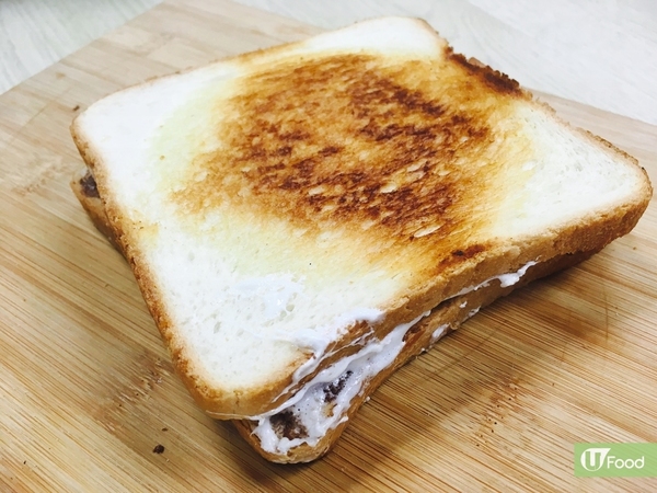 手殘都整到！甜入心「Nutella流心棉花糖多士」