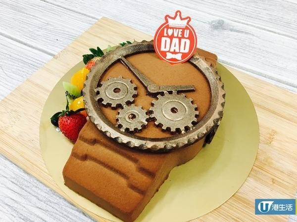 父親節立體蛋糕系列　手錶造型像真度高！