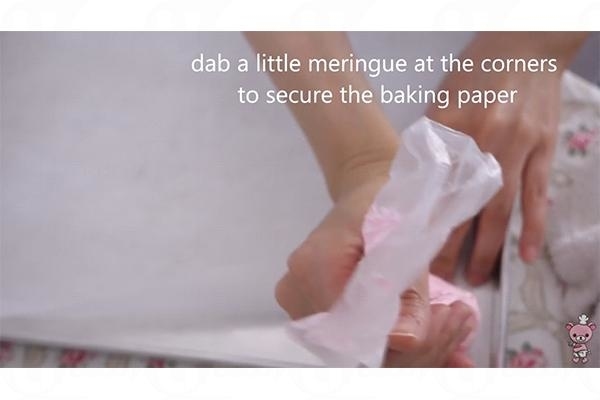 法式夢幻甜品！雙色漸層蛋白糖霜脆餅