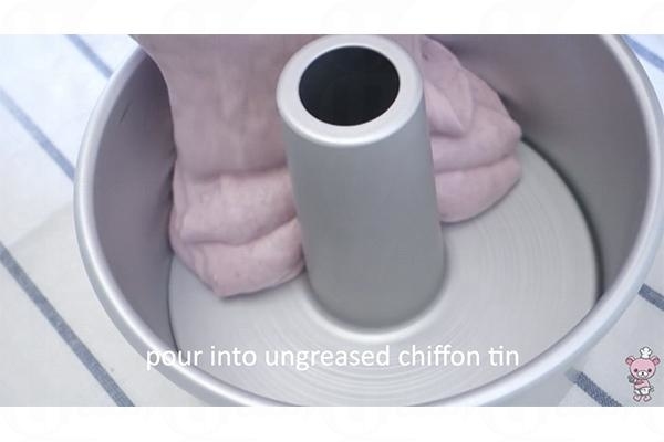 輕盈空氣感！紫薯雪芳蛋糕 食譜