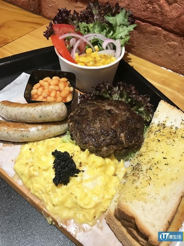 親民價手打牛肉漢堡店　$58歎All Day Breakfast