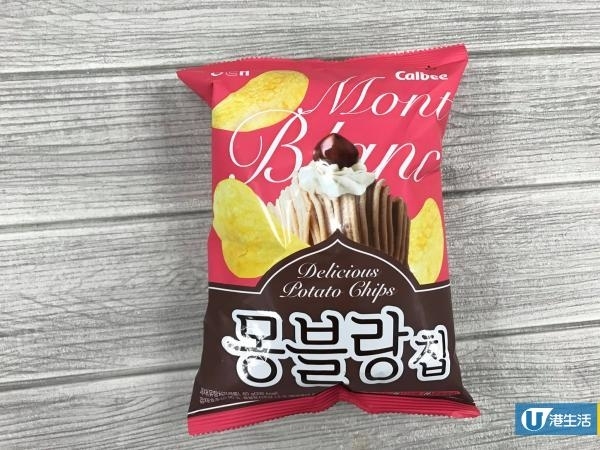 栗子蛋糕薯片新上架 韓國奇怪口味配搭