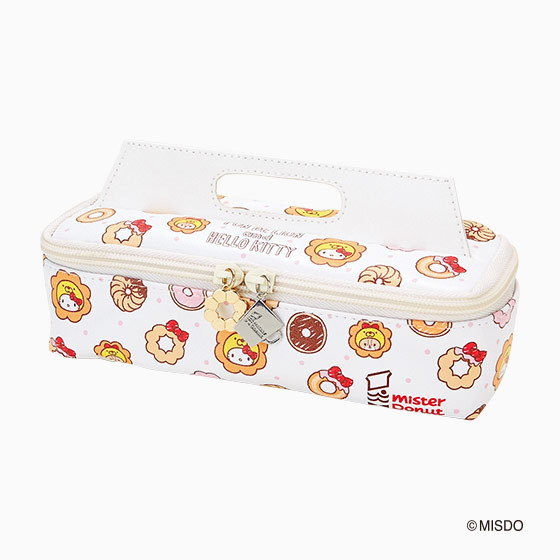 Mister Donut × Sanrio推聯乘系列！戴冬甩頭套的Hello Kitty和布甸狗公仔