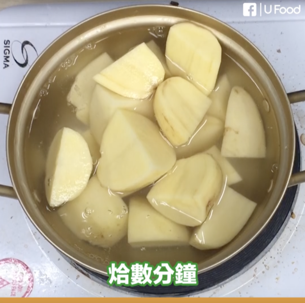 簡易飽肚小食：4種材料香滑薯蓉