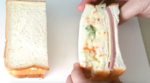 飽肚又易整  薯仔沙律三文治