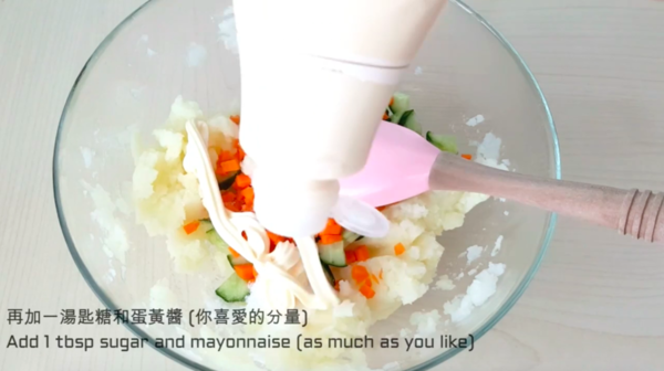 飽肚又易整  薯仔沙律三文治