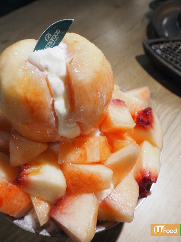 韓國人氣原個白桃沙冰　香港都有得食