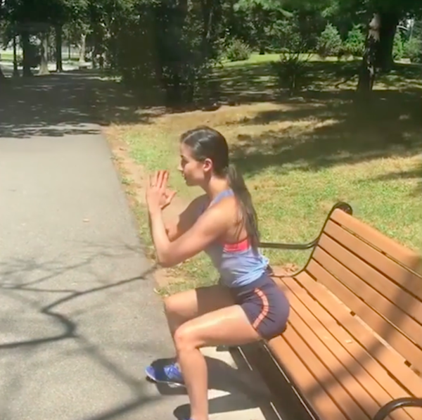 有櫈就練到 6組動作鍛煉腹肌大腿