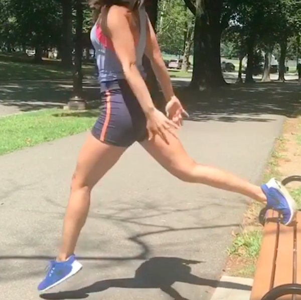 有櫈就練到 6組動作鍛煉腹肌大腿