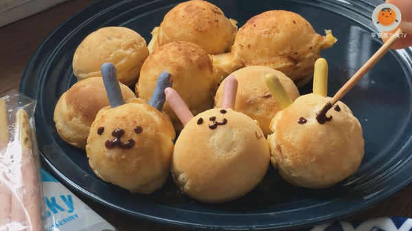 玩得又食得！5步驟整好小兔鬆餅波