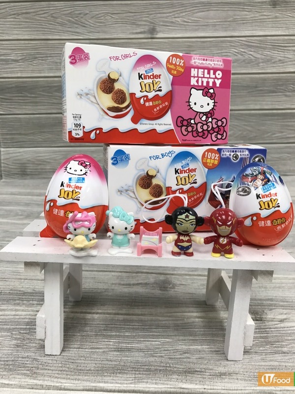 Kinder奇趣蛋全新系列！100%Hello Kitty／正義聯盟玩具