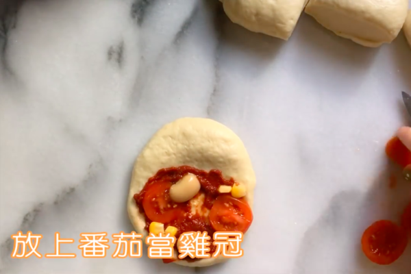 下午茶止口痕小食！無肉番茄芝士雞仔pizza