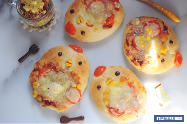 下午茶止口痕小食！無肉番茄芝士雞仔pizza