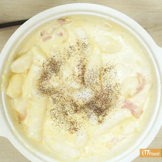 簡單零難度 自製卡邦尼年糕