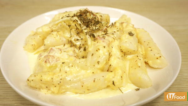 簡單零難度 自製卡邦尼年糕