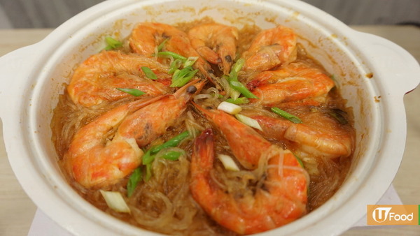 懶人一煲搞掂 沙嗲鮮蝦粉絲煲