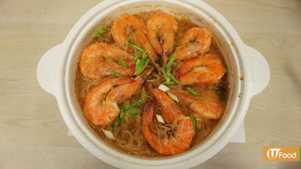 懶人一煲搞掂 沙嗲鮮蝦粉絲煲
