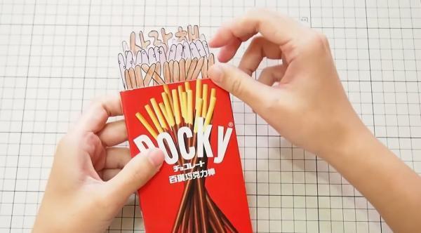 百力滋Pocky盒大變身！自製可愛生日卡送為食朋友