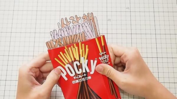 百力滋Pocky盒大變身！自製可愛生日卡送為食朋友