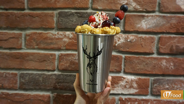 茶飲店限量小鹿鋼杯 可愛小熊朱古力棒+小鹿可提杯套