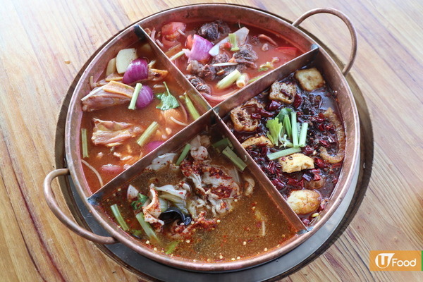 火鍋店新出4格辣鍋底 一次食勻四國辣湯