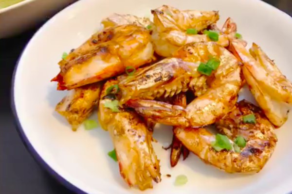 簡易家常小菜 15分鐘完成美極煎蝦碌