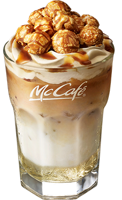 日本麥當勞又有新搞作　焦糖爆谷咖啡特飲