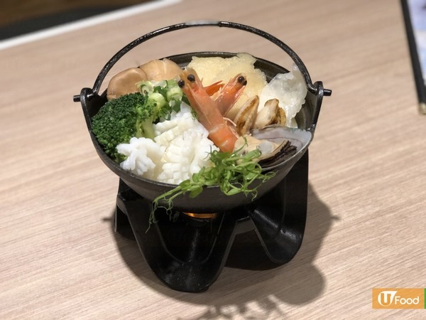 $72一人鍋 鮮味魚湯+魚肚／帆立貝／海蝦