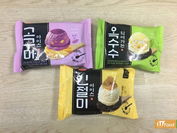 便利店有得買  韓國人氣黃豆年糕+紫薯蕃薯雪糕