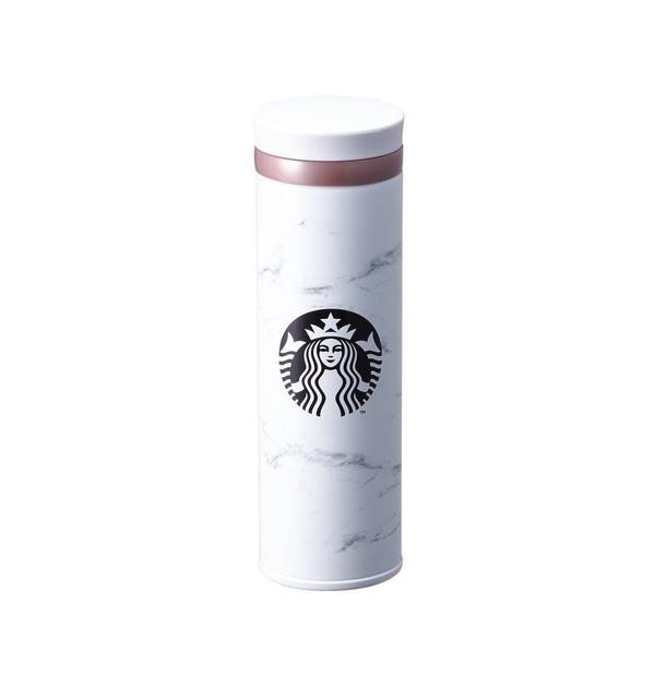 韓國Starbucks杯推新系列　雲石白色簡約風格