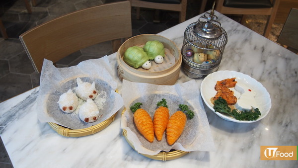 點心店新出可愛點心系列  烏龜菜肉包+白兔糯米滋