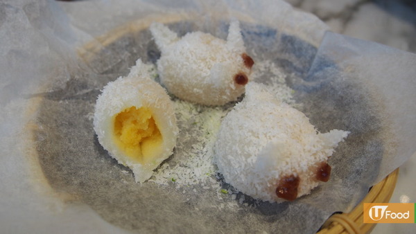 點心店新出可愛點心系列  烏龜菜肉包+白兔糯米滋