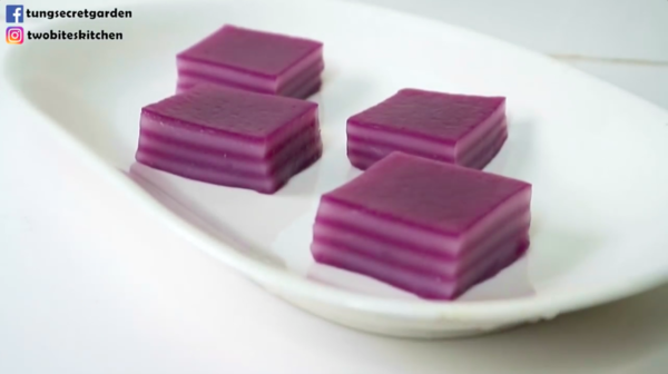 【甜品食譜】層次分明  口感煙韌紫薯千層糕