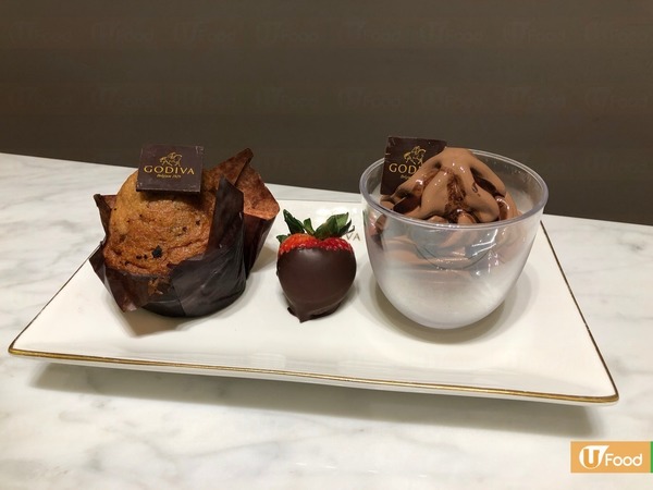 GODIVA輕食下午茶 食勻朱古力雪糕/鬆餅/窩夫