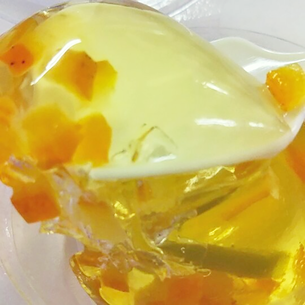 日本便利店新出粉黃色水果凍　果香味四溢