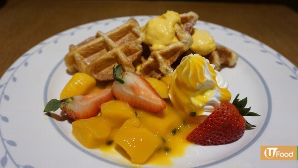 銅鑼灣Cafe推夏季限定甜品  芒果熱情果窩夫+梳乎厘班戟