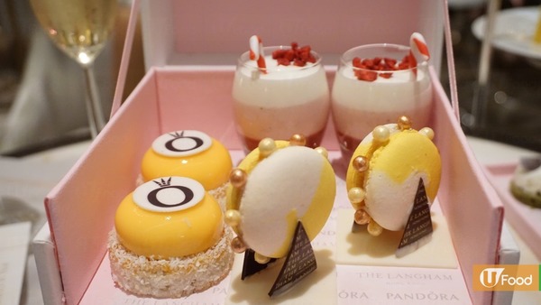 PANDORA聯乘尖沙咀酒店下午茶 白色皮製首飾盒盛載